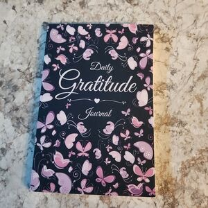 Daily Gratitude Journal with Pink Butterflies